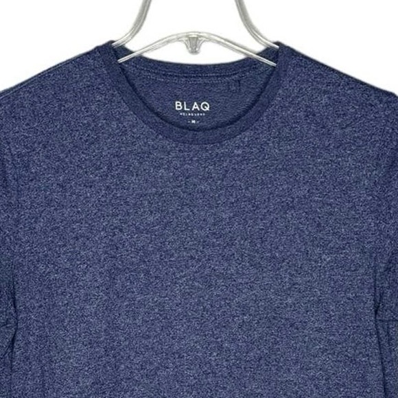 Blaq Melbourne Shirt Mens Medium Heather Blue Basic Everyday Casual Neutral - Picture 3 of 5